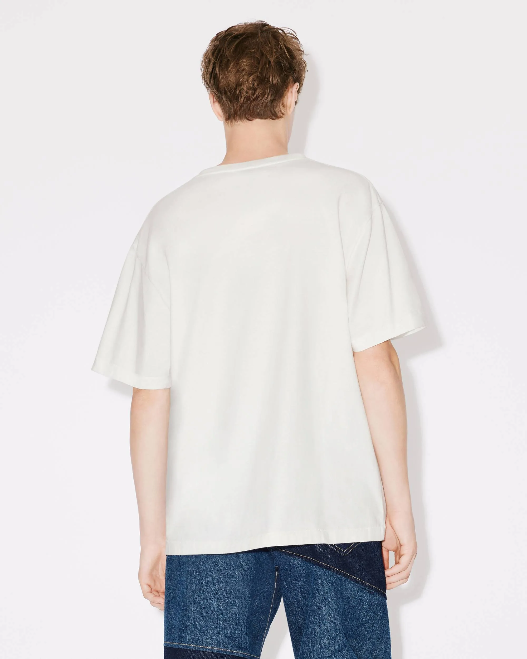 KENZO 23 new fall and winter new men's and women's Same Style letter pattern casual fashion short sleeves Color: Black Apricot White Size: M L XL XXL Three standards available Style number: K 71
